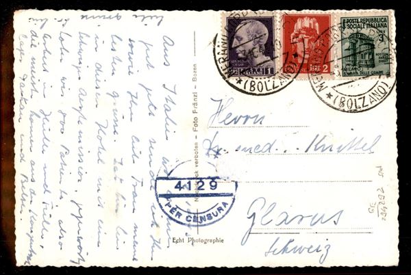 ITALIA / RSI / Definitivi / Posta ordinaria