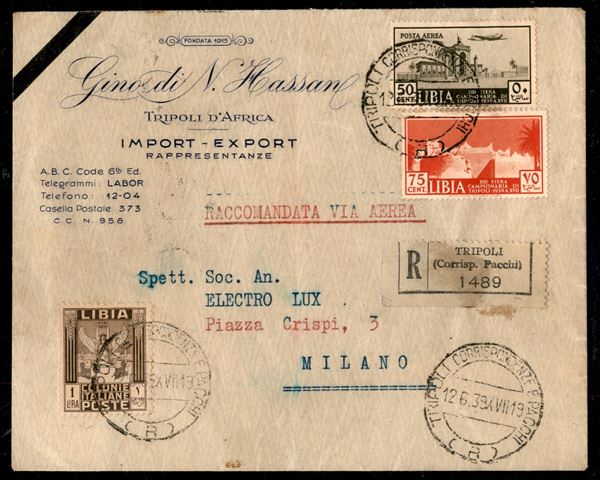 ITALIA / Colonie / Libia / Aerogrammi