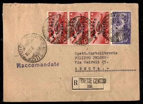 ITALIA / Trieste  / Trieste AMG FTT / posta ordinaria + espressi