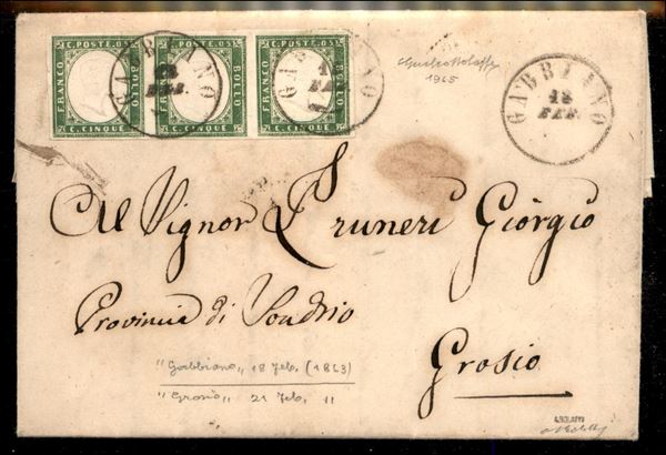 ITALIA / Antichi Stati Italiani / Sardegna / Annullamenti / Posta ordinaria