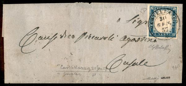 ITALIA / Antichi Stati Italiani / Sardegna / Annullamenti / Posta ordinaria