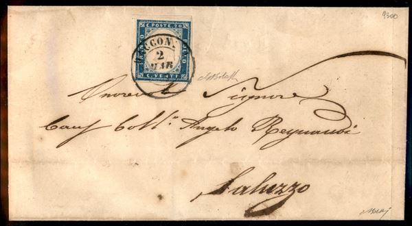 ITALIA / Antichi Stati Italiani / Sardegna / Annullamenti / Posta ordinaria