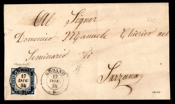 ITALIA / Antichi Stati Italiani / Sardegna / Annullamenti / Posta ordinaria