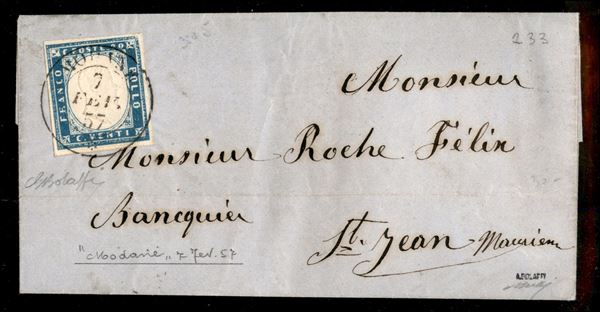 ITALIA / Antichi Stati Italiani / Sardegna / Annullamenti / Posta ordinaria