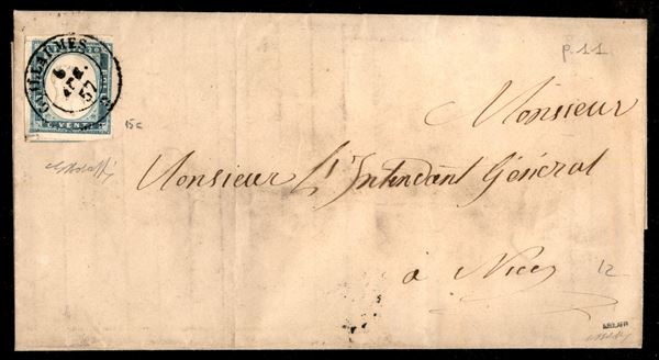 ITALIA / Antichi Stati Italiani / Sardegna / Annullamenti / Posta ordinaria