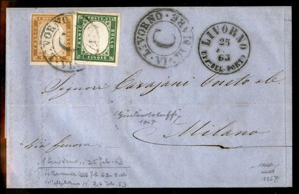 ITALIA / Antichi Stati Italiani / Sardegna / Posta ordinaria