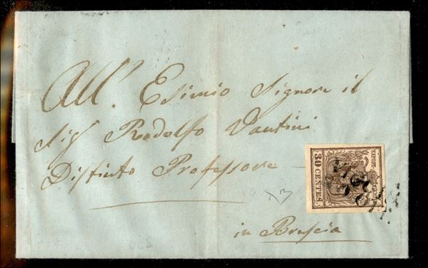 ITALIA / Antichi Stati Italiani / Lombardo Veneto / Annullamenti / Posta ordinaria