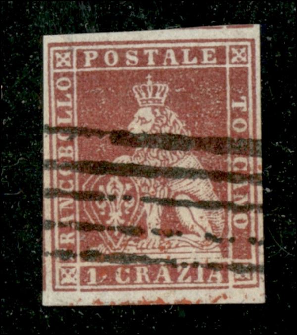 ITALIA / Antichi Stati Italiani / Toscana / Difetti di clich� / Posta ordinaria