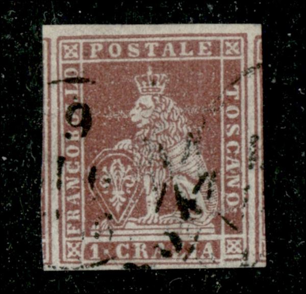 ITALIA / Antichi Stati Italiani / Toscana / Difetti di clich� / Posta ordinaria