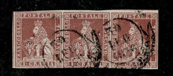 ITALIA / Antichi Stati Italiani / Toscana / Difetti di clich� / Posta ordinaria