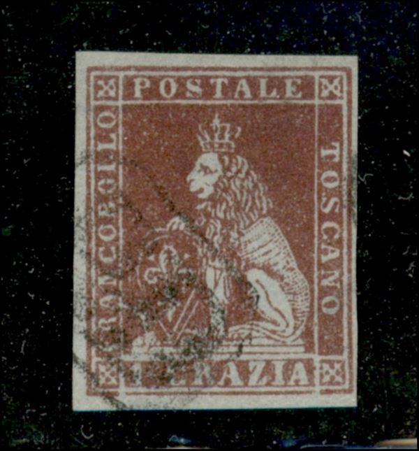 ITALIA / Antichi Stati Italiani / Toscana / Difetti di clich� / Posta ordinaria