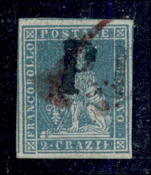 ITALIA / Antichi Stati Italiani / Toscana / Difetti di clich� / Posta ordinaria