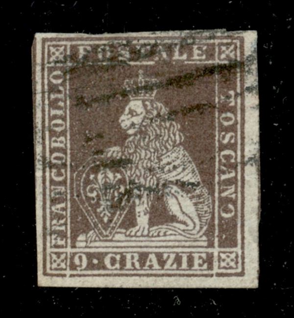 ITALIA / Antichi Stati Italiani / Toscana / Difetti di clich� / Posta ordinaria