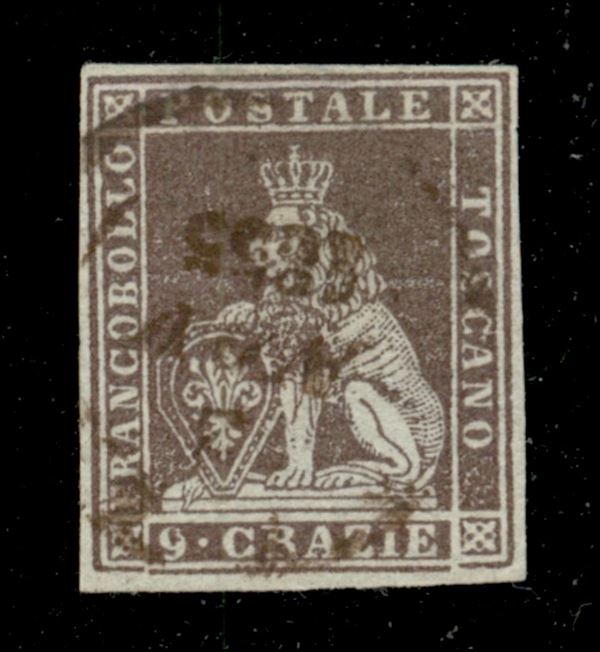 ITALIA / Antichi Stati Italiani / Toscana / Difetti di clich� / Posta ordinaria