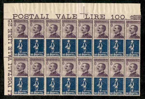ITALIA / Regno / Vittorio Emanuele III / Francobolli pubblicitari