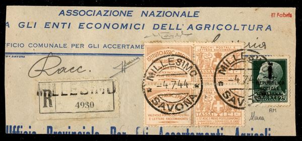 ITALIA / RSI / Provvisori / Posta ordinaria