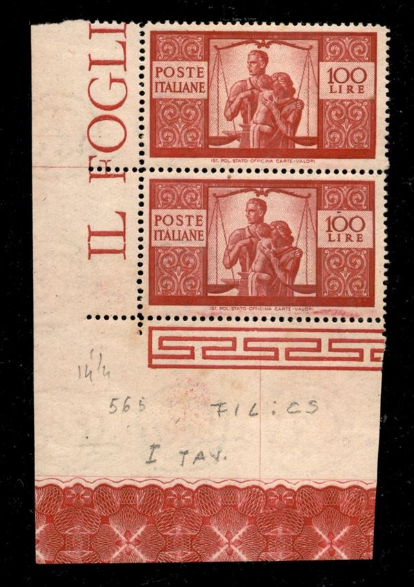 ITALIA / Repubblica / Posta ordinaria