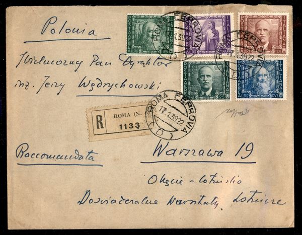 ITALIA / Regno / Vittorio Emanuele III / Posta aerea