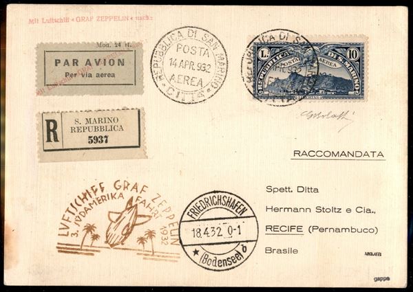 SAN MARINO / Aerogrammi