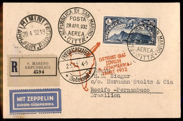 SAN MARINO / Aerogrammi