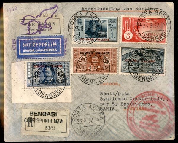 ITALIA / Colonie / Cirenaica / Aerogrammi