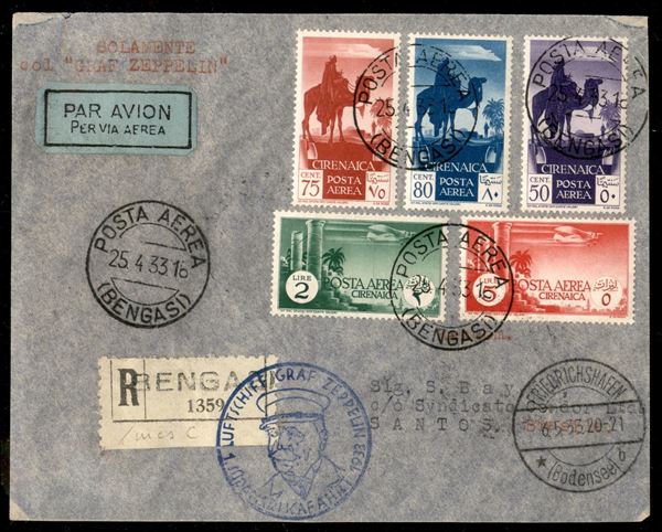ITALIA / Colonie / Cirenaica / Aerogrammi