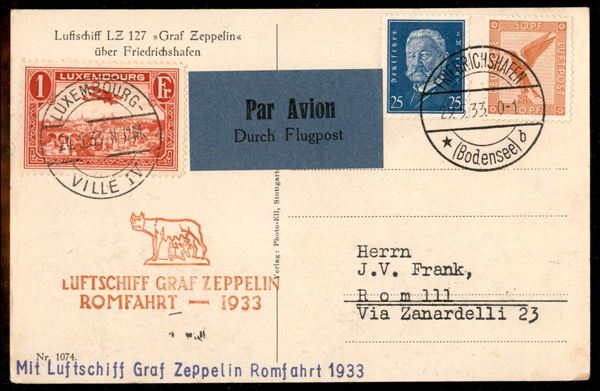 LUSSEMBURGO / Aerogrammi