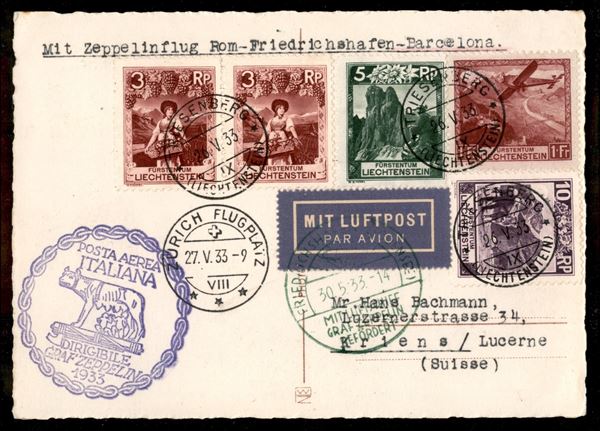 LIECHTENSTEIN / Aerogrammi