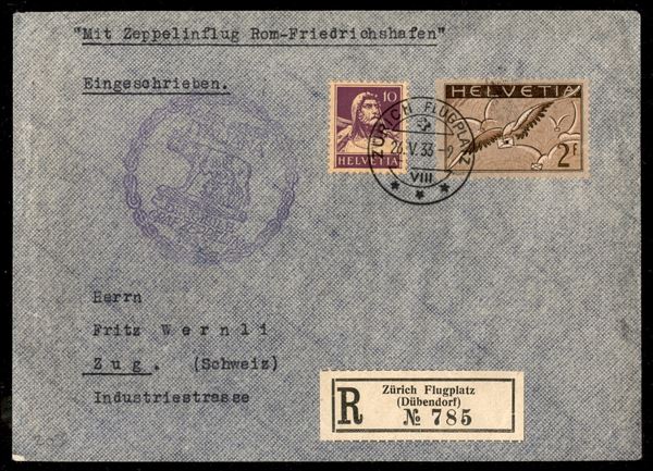 SVIZZERA / Aerogrammi