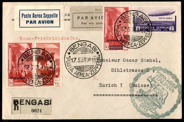 ITALIA / Colonie / Cirenaica / Aerogrammi