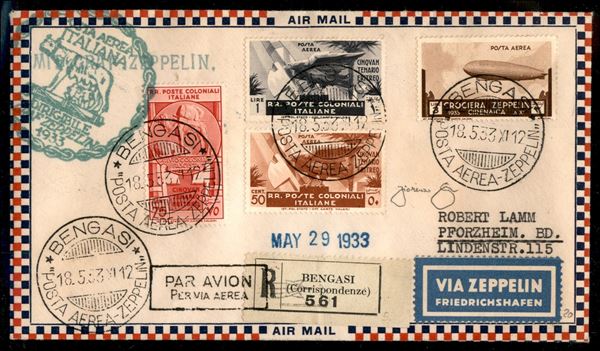 ITALIA / Colonie / Cirenaica / Aerogrammi