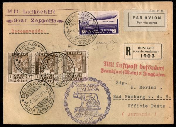 ITALIA / Colonie / Cirenaica / Aerogrammi