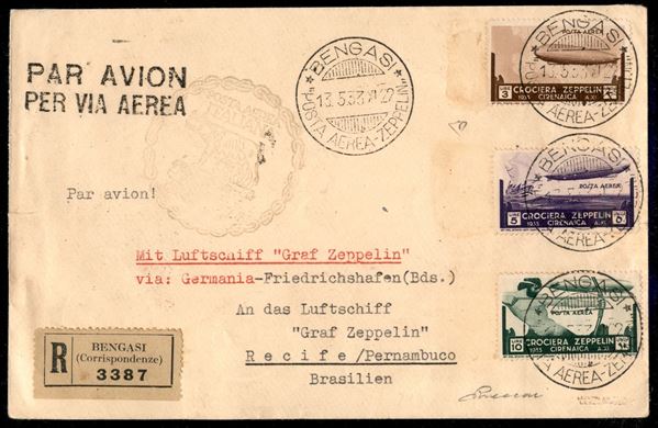 ITALIA / Colonie / Cirenaica / Aerogrammi