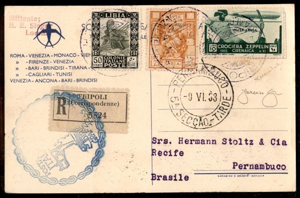 ITALIA / Colonie / Cirenaica / Aerogrammi