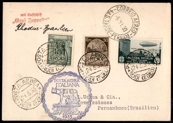 ITALIA / Colonie / Egeo / Aerogrammi