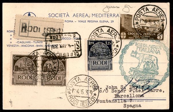 ITALIA / Colonie / Egeo / Aerogrammi