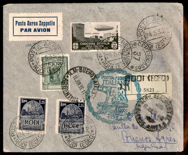 ITALIA / Colonie / Egeo / Aerogrammi