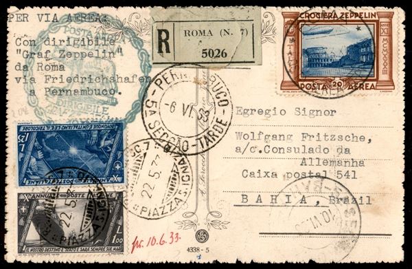 ITALIA / Regno / Vittorio Emanuele III / Aerogrammi