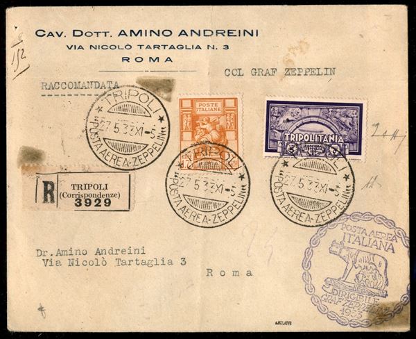 ITALIA / Colonie / Tripolitania / Aerogrammi