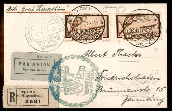 ITALIA / Colonie / Tripolitania / Aerogrammi