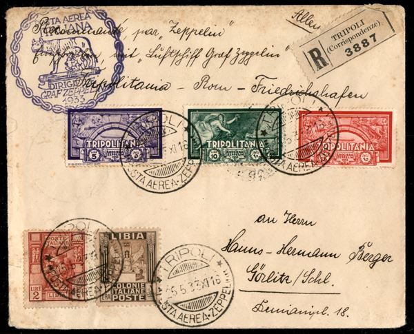 ITALIA / Colonie / Tripolitania / Aerogrammi