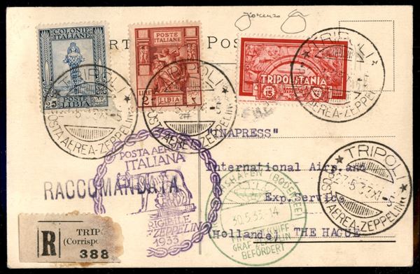 ITALIA / Colonie / Tripolitania / Aerogrammi