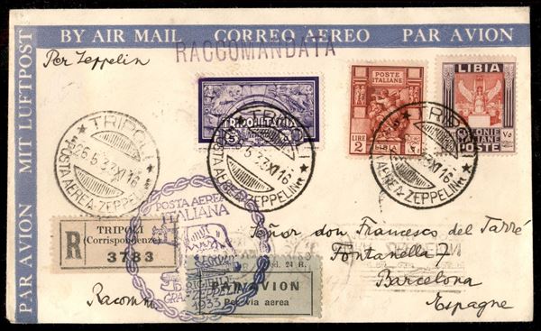 ITALIA / Colonie / Tripolitania / Aerogrammi