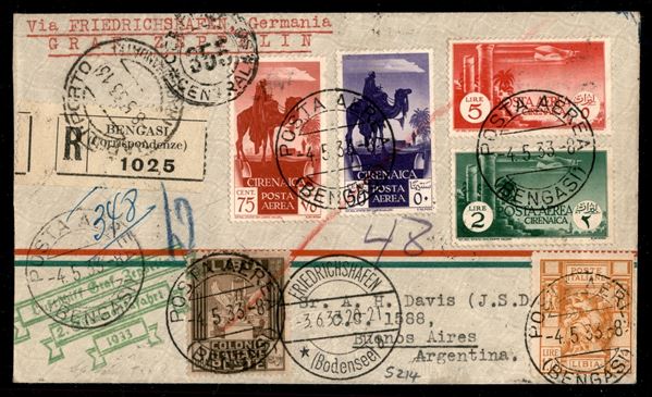 ITALIA / Colonie / Cirenaica / Aerogrammi