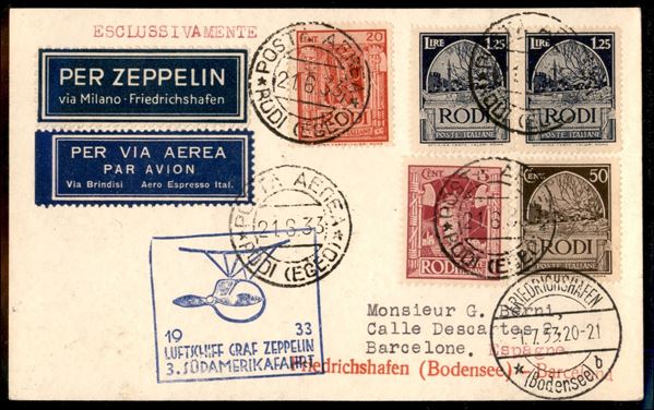 ITALIA / Colonie / Egeo / Aerogrammi