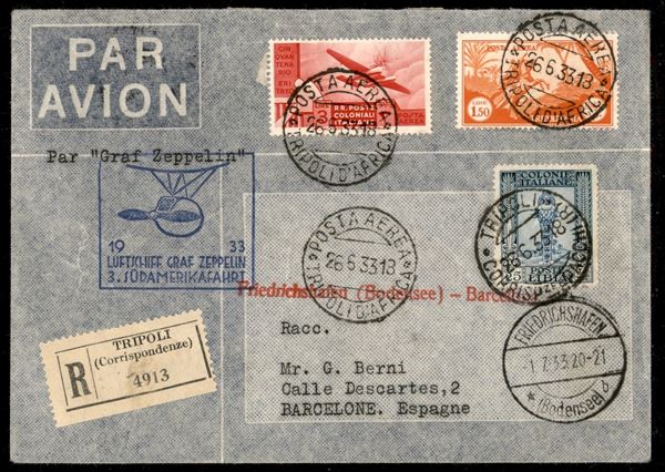 ITALIA / Colonie / Tripolitania / Aerogrammi