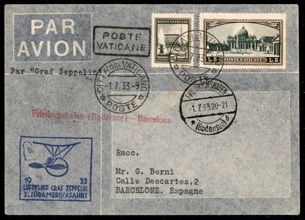 VATICANO / Aerogrammi