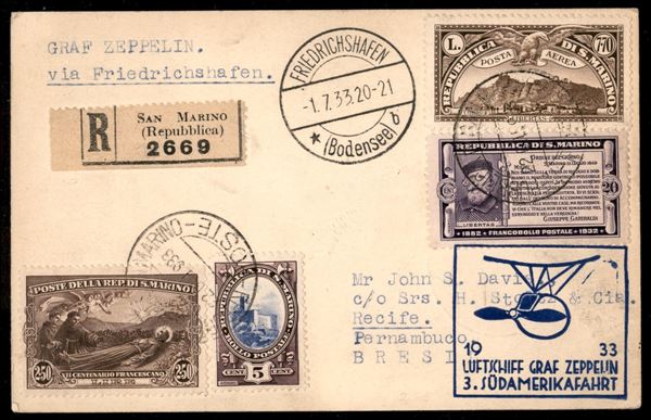 SAN MARINO / Aerogrammi