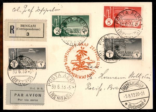 ITALIA / Colonie / Cirenaica / Aerogrammi