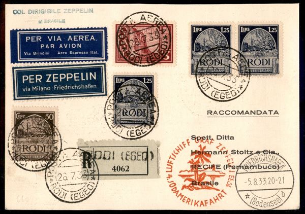 ITALIA / Colonie / Egeo / Aerogrammi